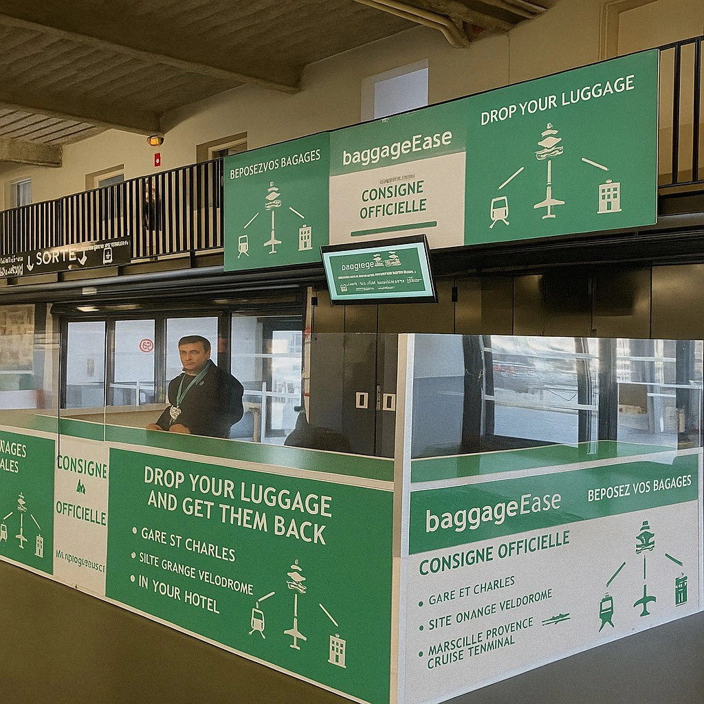 BaggageEase exhibition booth